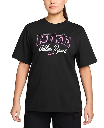 Nike Sportswear Women's Cotton Logo Short-Sleeve T-Shirt