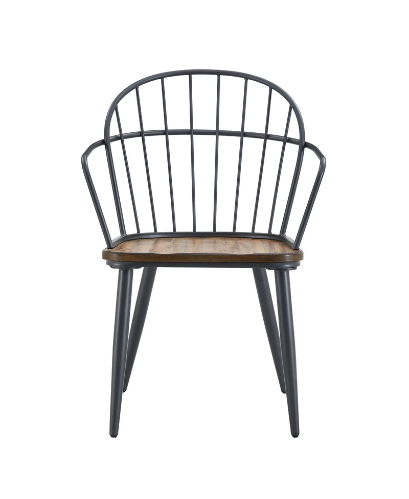 Streamdale Furniture Indoor Dining Chair With Metal Legs (Set of 2),Light Birch