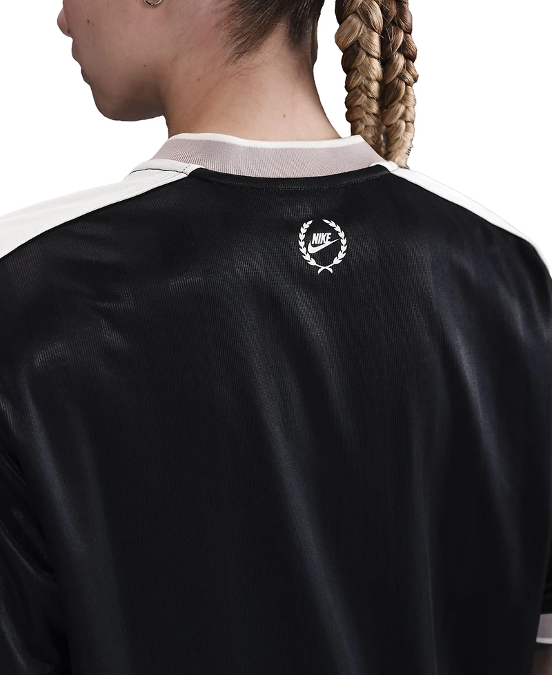 Nike Sportswear Women's Logo V-Neck Short-Sleeve Jersey Top