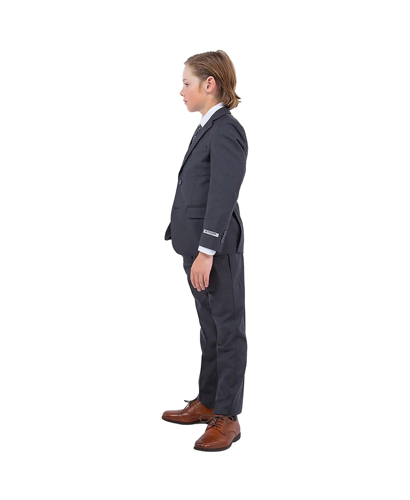 Stacy Adams Big Boys Charcoal Grey 5 Pc Suits