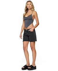 Edikted Women's Tilla Backless Cowl Neck Top