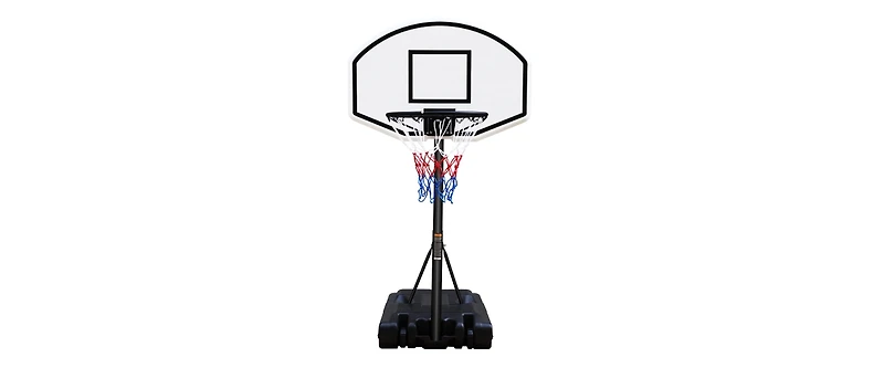 Portable Basketball Hoop System ,4.76-10ft Height Adjustable for Youth Adults Led lights