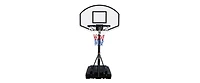 Portable Basketball Hoop System ,4.76-10ft Height Adjustable for Youth Adults Led lights
