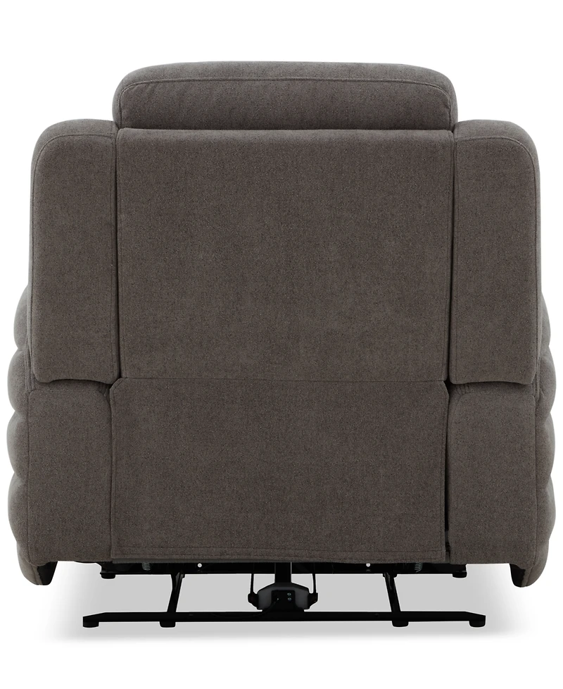 Kristyan Fabric Power Recliner with Headrest Zero Wall & Heat Massage, Exclusively at Macy's
