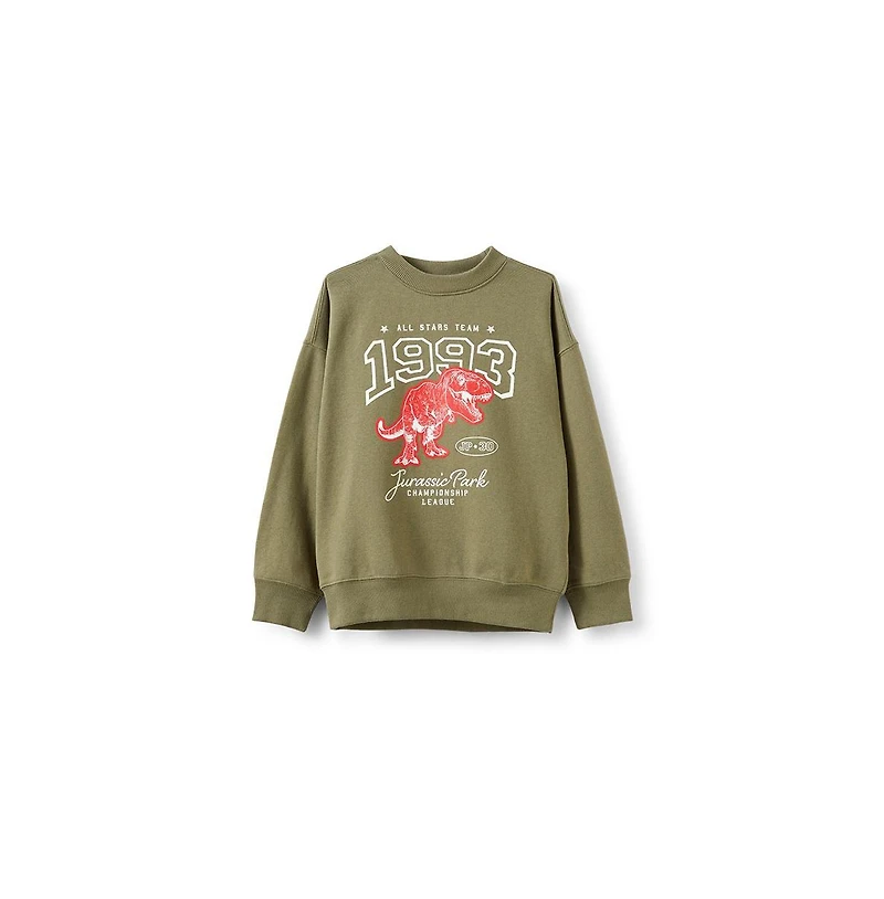 Cotton On Boys License Sammy Oversize Crew