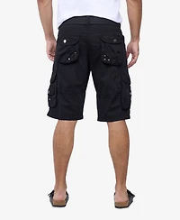 Xray Men's Cargo Shorts Camo & Solid Colors 12.5" Inseam Knee Length Classic Fit Multi Pocket