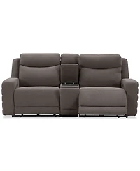 Kristyan3-Pc. Fabric Sofa with 2 Power Motion Chairs and Console, Exclusively at Macy's
