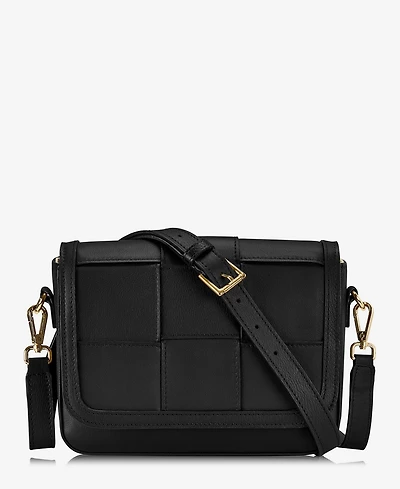 GiGi New York Lily Handwoven Leather Mini Crossbody Bag