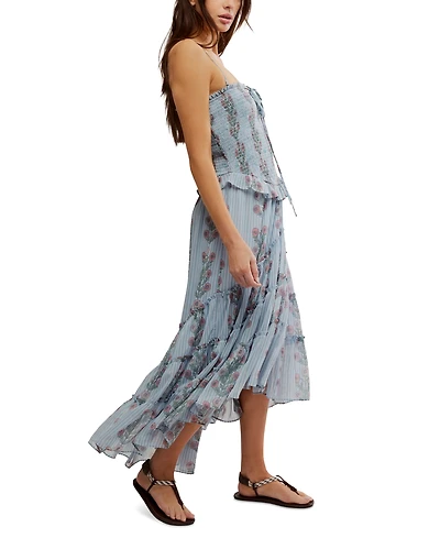 Free People Women's Alejandra Sleeveless Smocked Midi