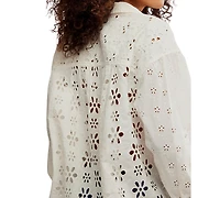Free People Women's Mae Eyelet Shirt