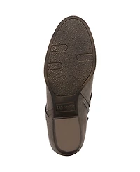 LifeStride Women's Bryce Zip Round Toe Block Heel Short Boots