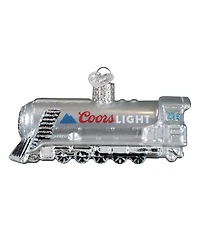 Old World Christmas 1.75" Adult Beverages Coors Light Chill Train Ornament