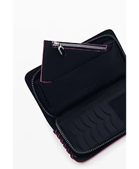 Desigual Women's Medium wallet with detachable leather-effect