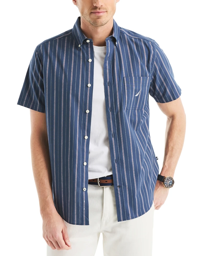 Nautica Men's Stripe Oxford Shirt