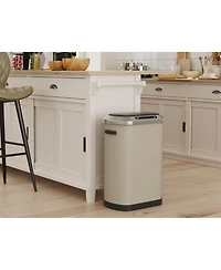 50L Smart automatic Trash Cans - Full Intelligent Sensor - Light Grey