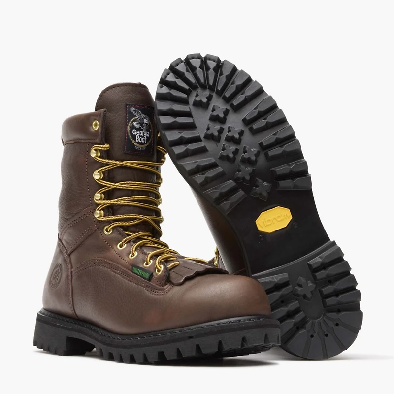 Georgia Boot Men's Lace-to-Toe Waterproof Work
