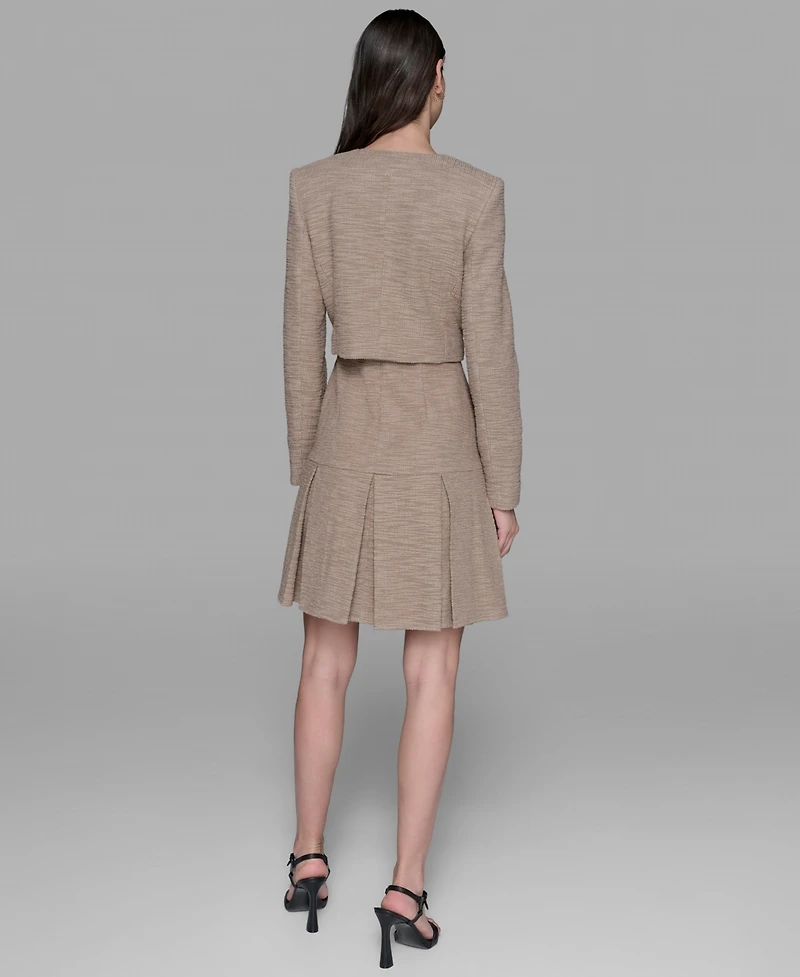 Karl Lagerfeld Paris Women's Knit Tweed Dress