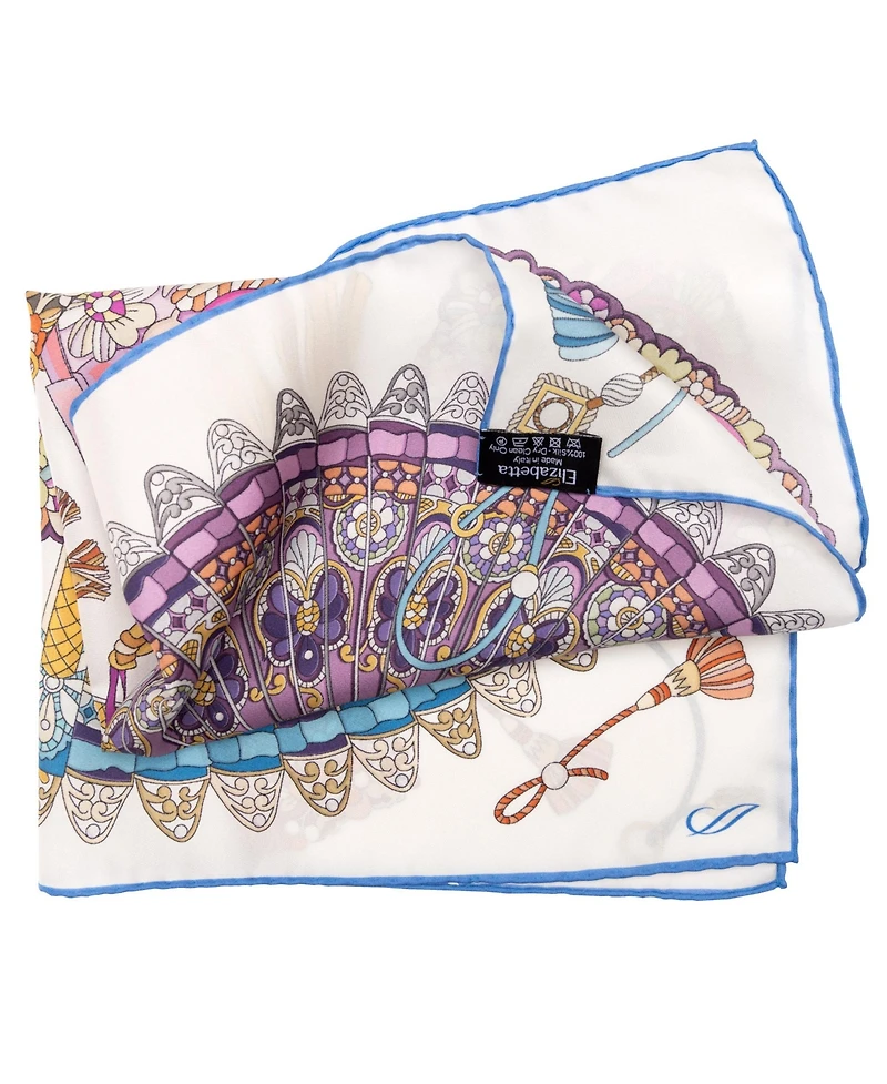 Venetian Fan - Silk Bandana for Women