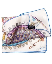 Venetian Fan - Silk Bandana for Women