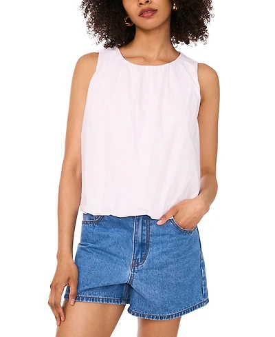1.state Women's Cotton Sleeveless Bubble Top