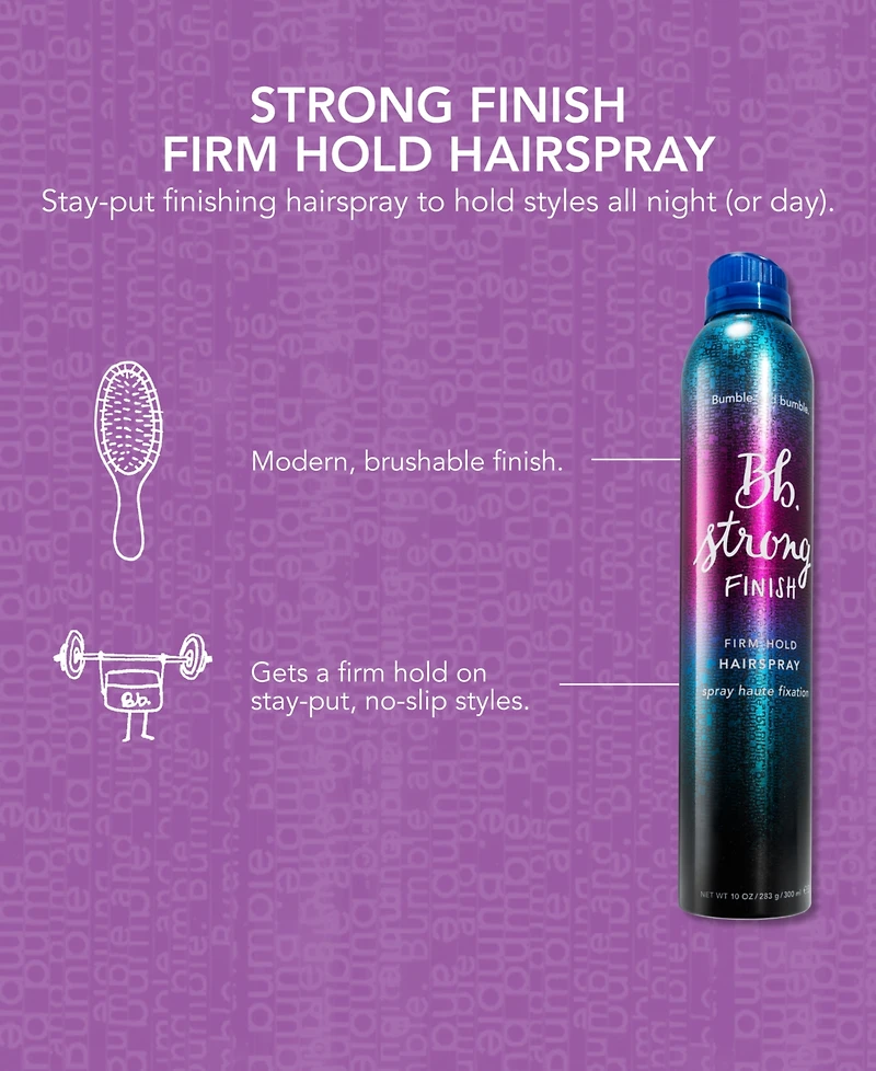 Bumble and Bumble Strong Finish Hairspray, 10oz.
