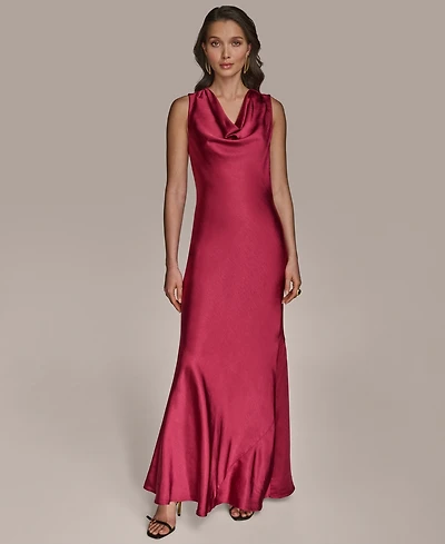Donna Karan New York Women's Cowlneck Gown