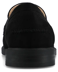 Journee Collection Women's Brooks Block Heel Comfort Penny Loafers