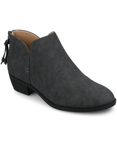 Journee Collection Women's Livvy Side Split Ankle Booties