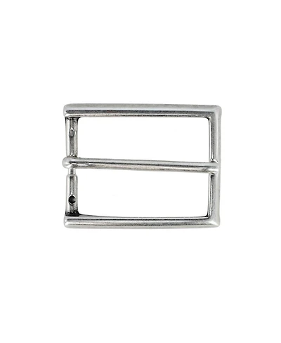 Trafalgar Men's 35mm Italian Simply Classic Rectangular Solid Brass Harness Belt Buckle