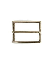 Trafalgar Men's 35mm Italian Simply Classic Rectangular Solid Brass Harness Belt Buckle