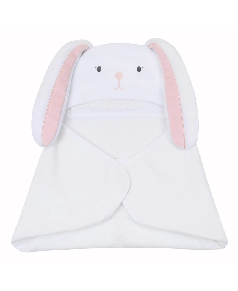 Lambs & Ivy Baby Baby/Infant Luxury Cotton Terry Bunny Hooded Bath Towel