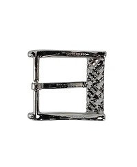 Trafalgar Men's 40mm Solid Brass Basketweave Design Italian Harness Belt Buckle