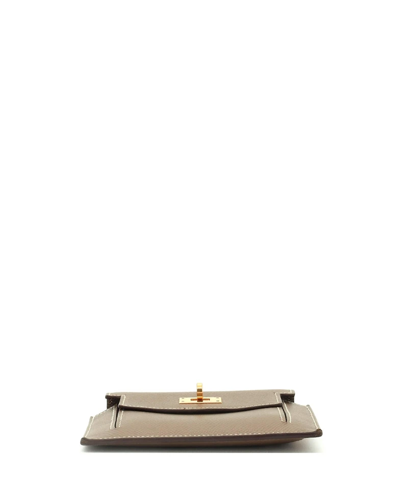 Pre-Owned Hermes Kelly Pocket Compact Wallet Epsom