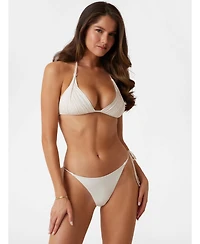 Guess Women's Braided Triangle Bikini Top
