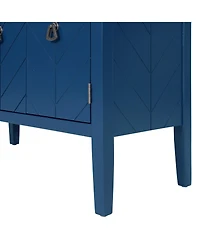 Sideboard with Adjustable Shelf, Handles & Legs