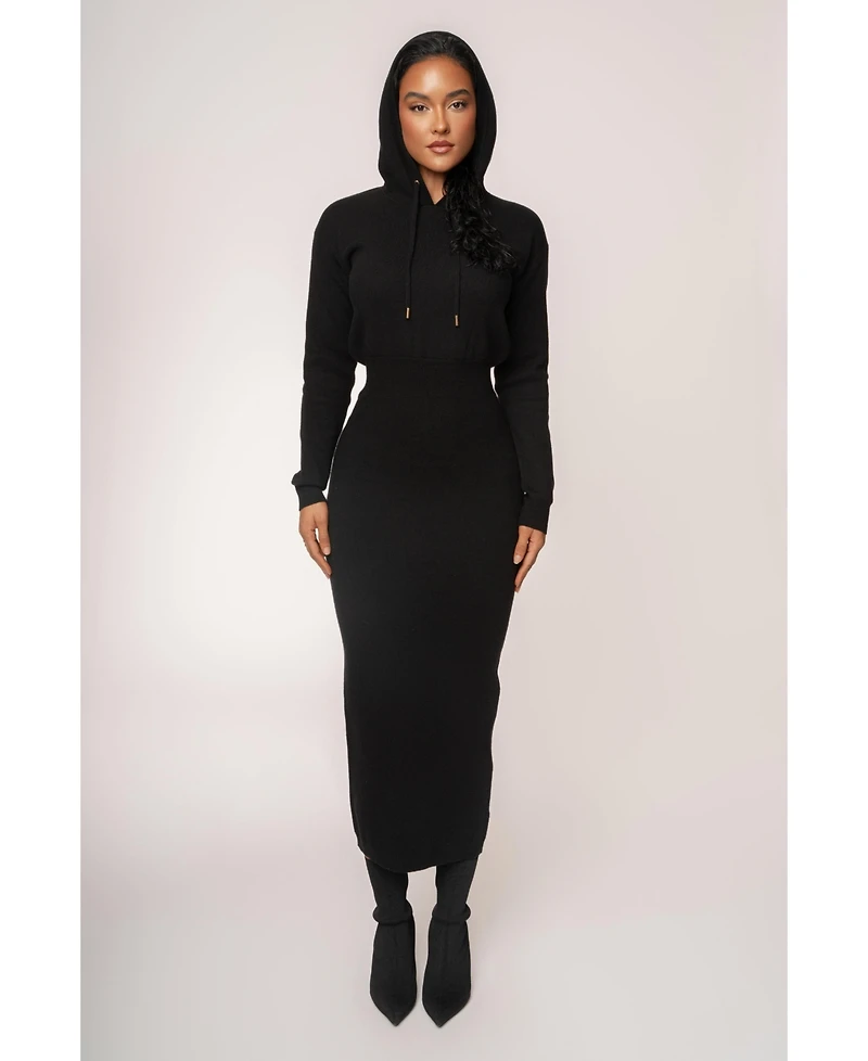 Jluxlabel Women's All One Hoodie Dress
