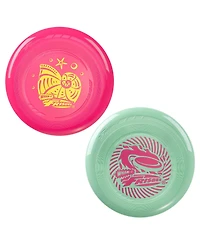 Wham-o Frisbee Go 2 Pack Flying Disc, 9 Inch Lightweight Toy Set for Beginners Outdoor Game - 70g