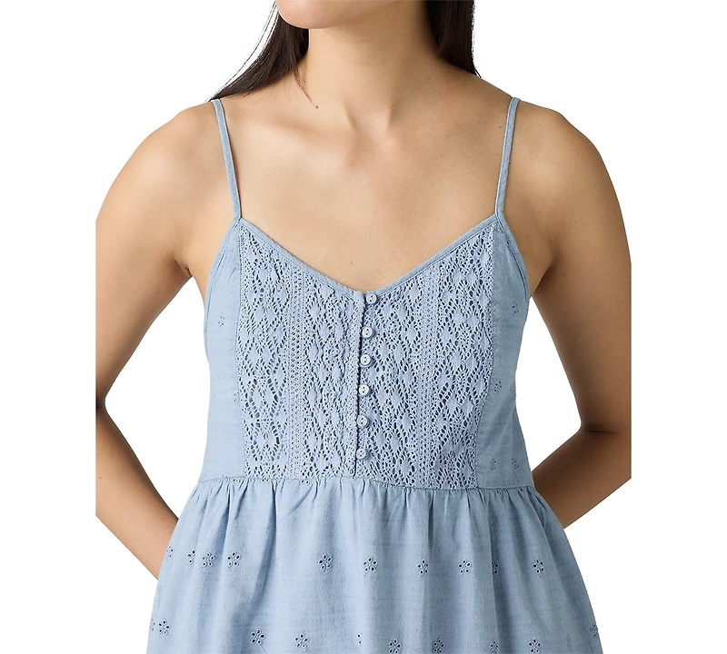 Levi's Women's Cora Cotton Eyelet Mini Dress