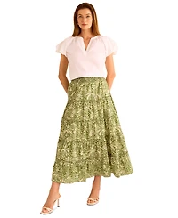 Vince Camuto Women's Cotton Puff-Sleeve Blouse
