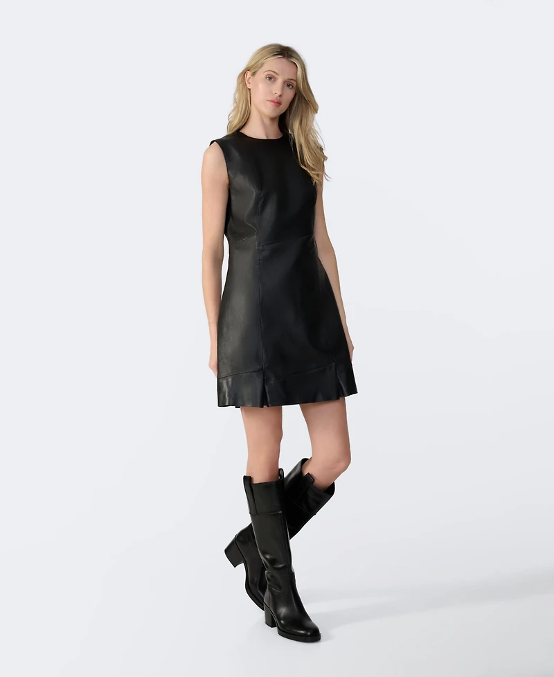 Furniq Uk Women's Leather Dress