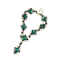 Sohi Gold-Plated Stone Statement Necklace