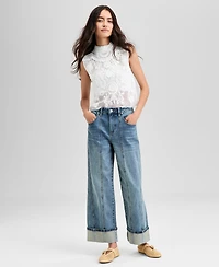 And Now This Women's High-Rise Seamed Cuffed Jeans, Exclusively at Macy's