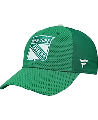 Fanatics Men's Kelly Green New York Rangers Authentic Pro St. Patrick's Day Flex Hat