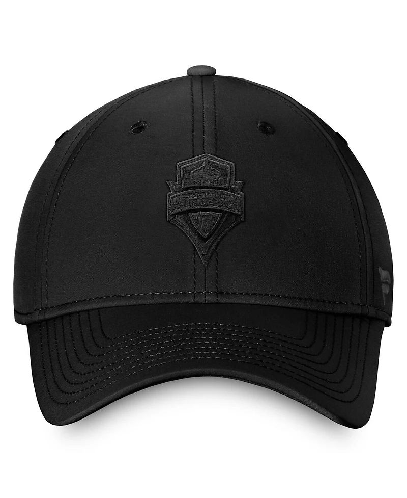 Fanatics Men's Black Seattle Sounders Fc True Classic Flex Hat