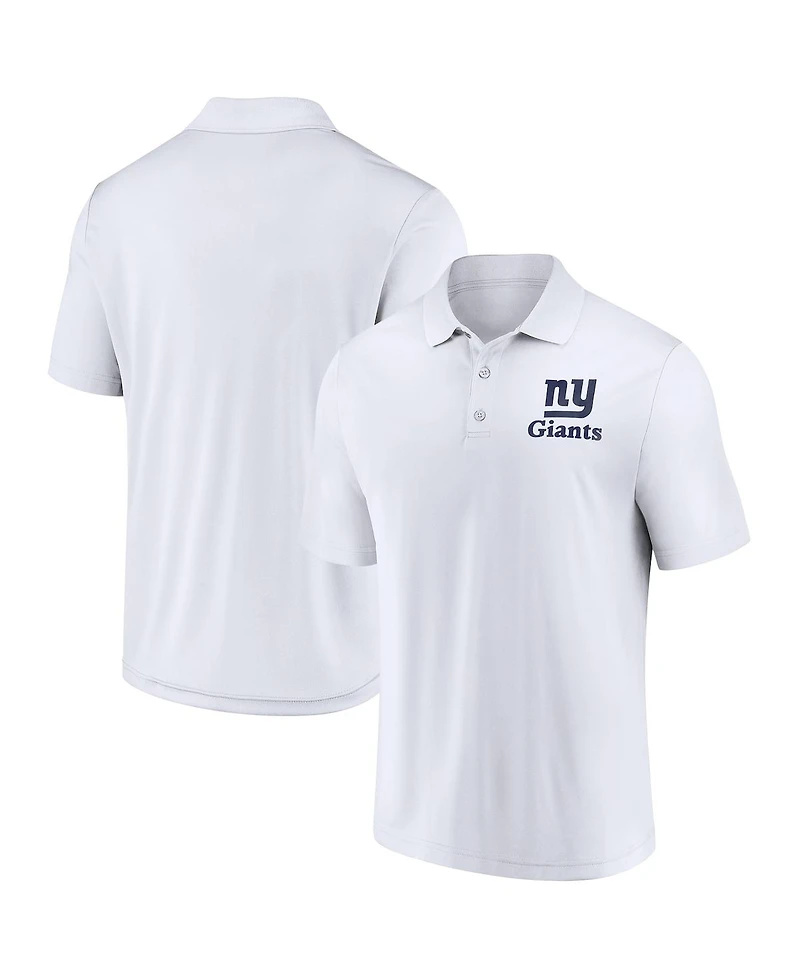 Fanatics Men's White New York Giants Vintage Polo Shirt