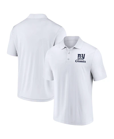 Fanatics Men's White New York Giants Vintage Polo Shirt
