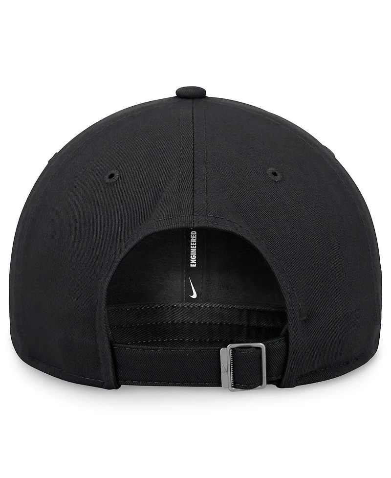 Nike Men's Black Miami Marlins Club Adjustable Hat