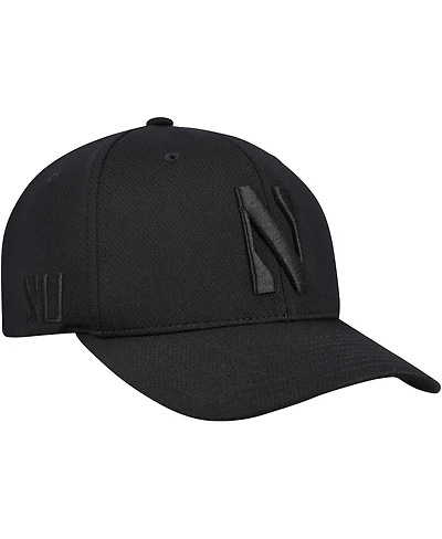 Top of the World Men's Black Northwestern Wildcats Reflex Hybrid Tech Flex Hat