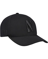 Top of the World Men's Black Northwestern Wildcats Reflex Hybrid Tech Flex Hat