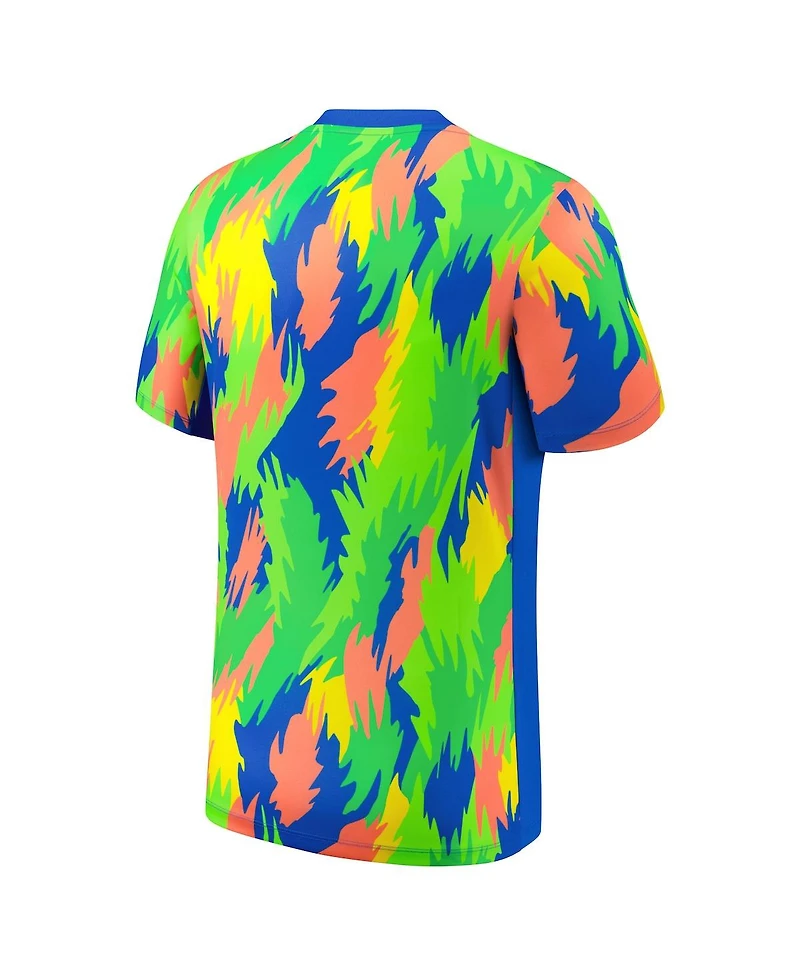 Nike Men's Blue Brazil Women's National Team 2025 Academy Pro Pre-Match Performance Jersey